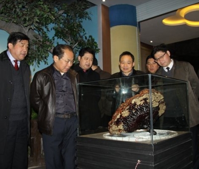 市委常委、宣傳部長潘熙寧，副市長盧天錫蒞臨仙客來公司走訪