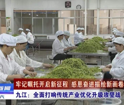 【九江新聞頭條】用三年時間基本完成傳統(tǒng)企業(yè)優(yōu)化升級 構(gòu)建九江更具競爭力的現(xiàn)代產(chǎn)業(yè)體系
